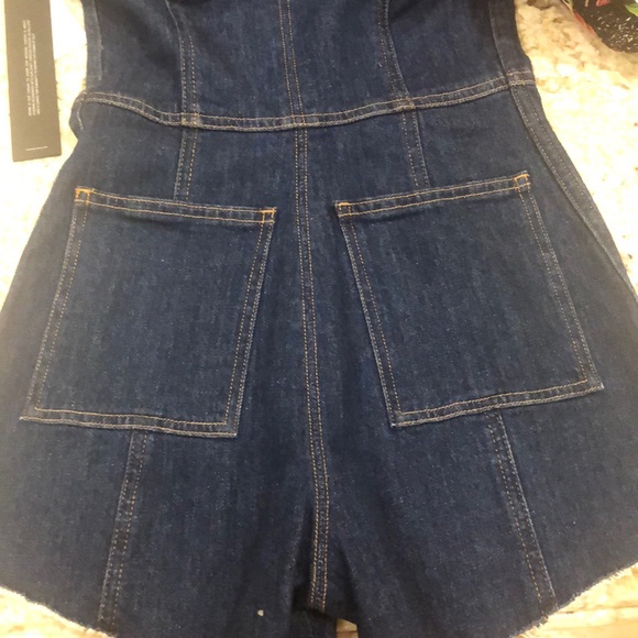 NWT HUDSON bustier DENIM romper - Picture 9 of 12
